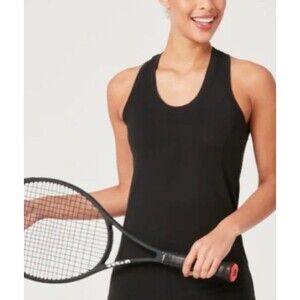 NWT Flint Park Women's Volley Tank Black Size XL 4 Way Stretch $32 retail
